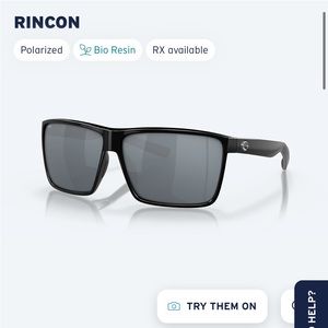 Costa Del Mar Rincon Gray Silver Mirror 580P Lenses Only